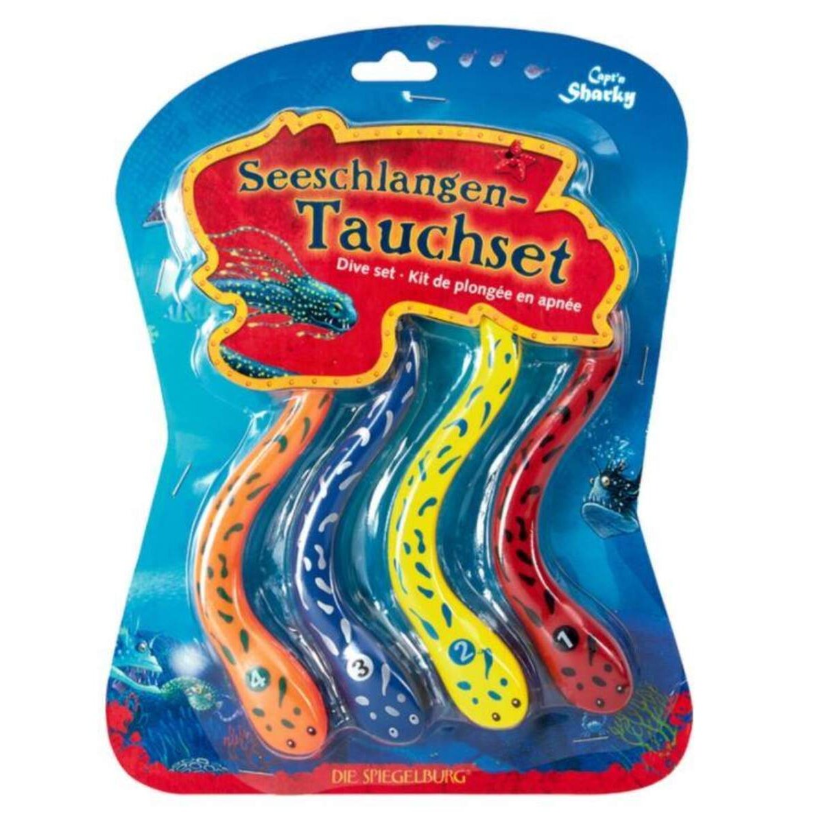Die Spiegelburg Seeschlangen-Tauchset Capt'n Sharky