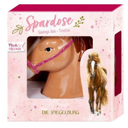 Die Spiegelburg Spardose Pferdefreunde