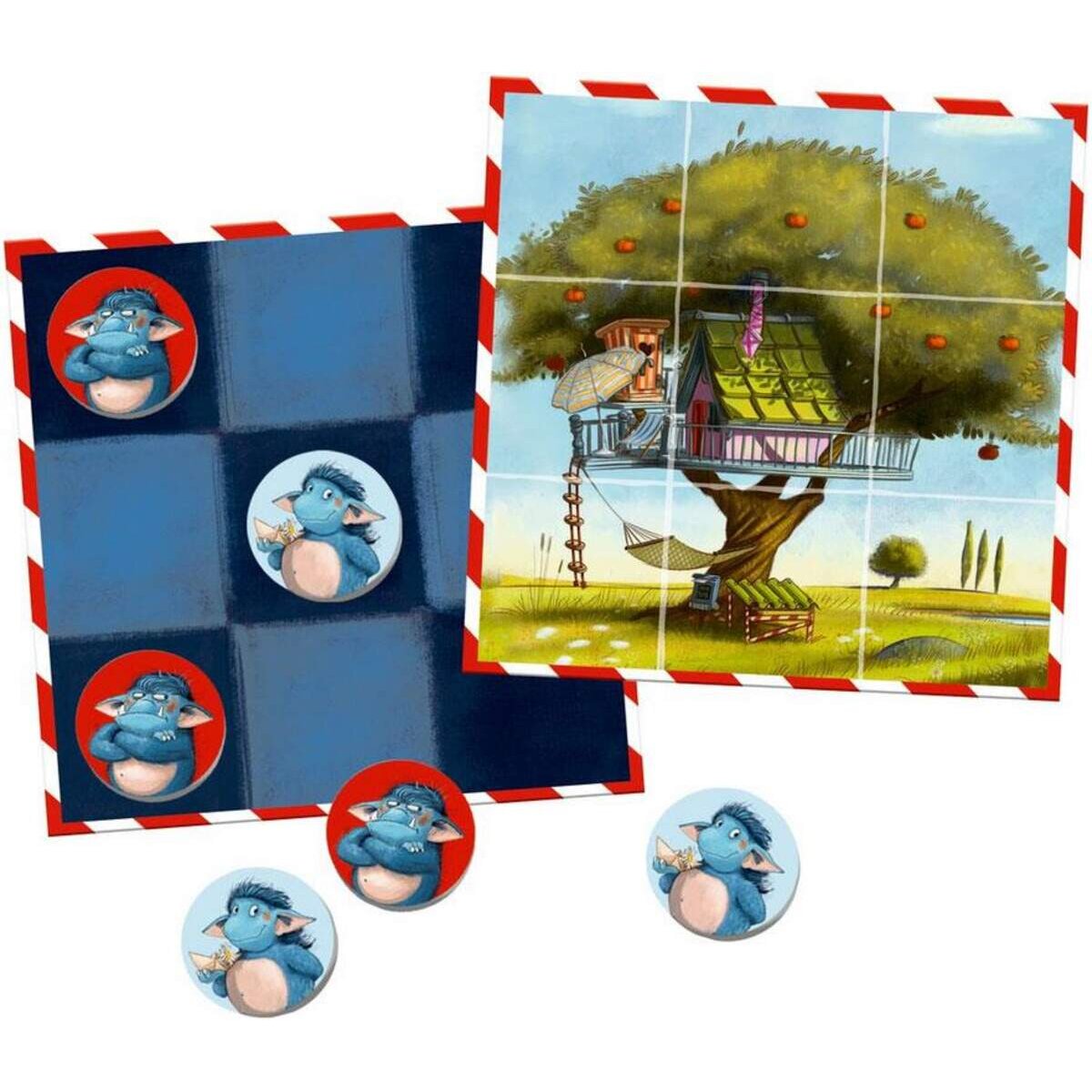 Die Spiegelburg Spiel "Magnet Tic Tac Toe" Der Grolltroll