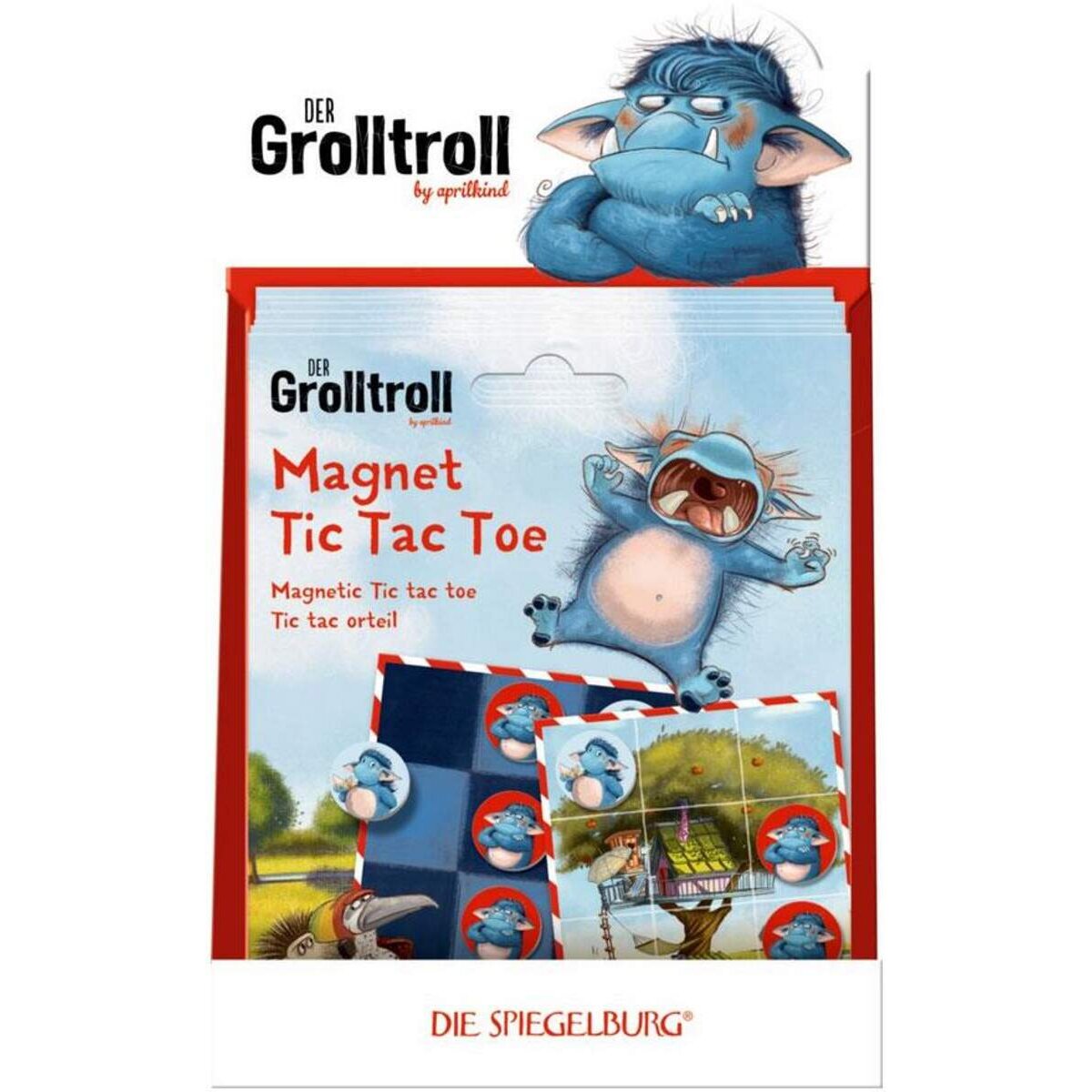 Die Spiegelburg Spiel "Magnet Tic Tac Toe" Der Grolltroll