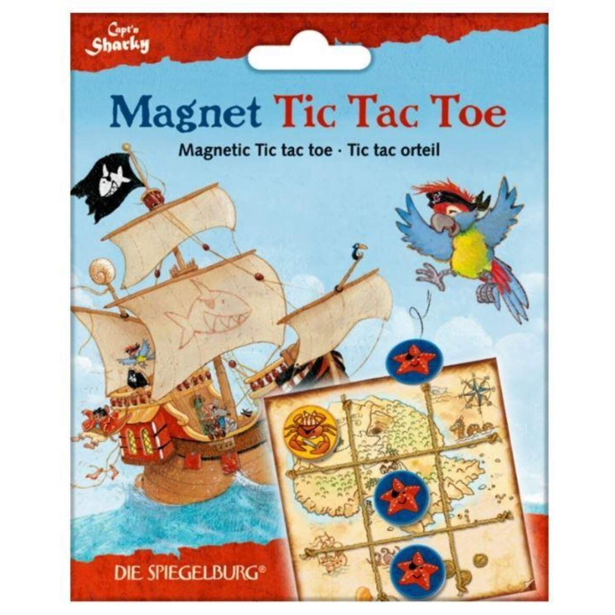 Die Spiegelburg Spiel Magnet Tic Tac Toe Capt'n Sharky