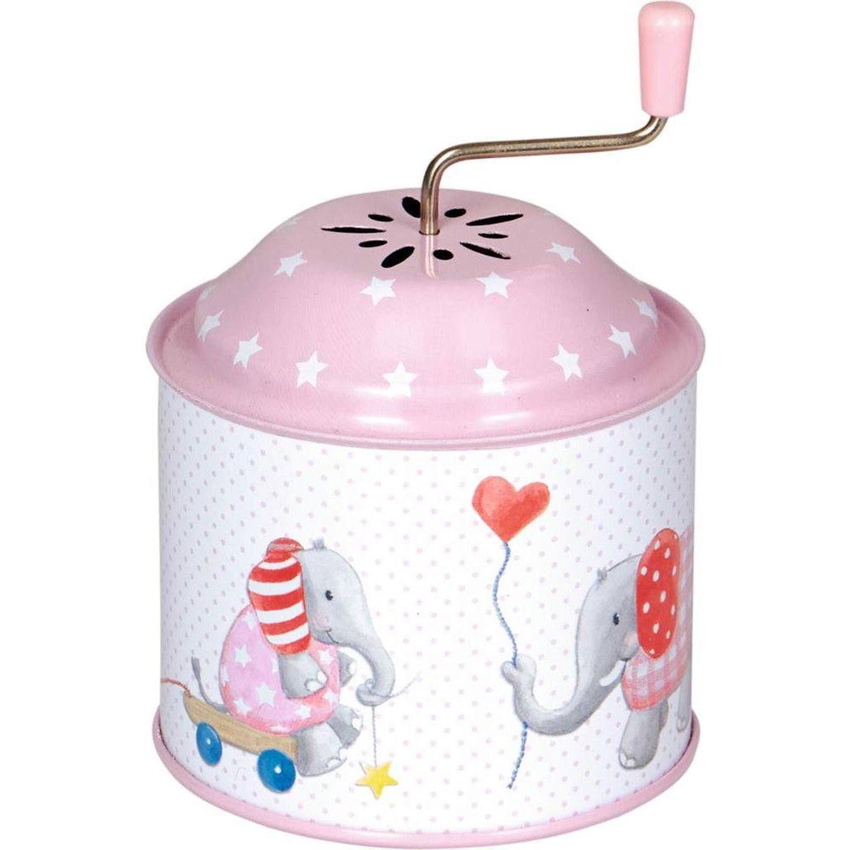 Die Spiegelburg Spieluhrdose Elefant BabyGlück, rosa