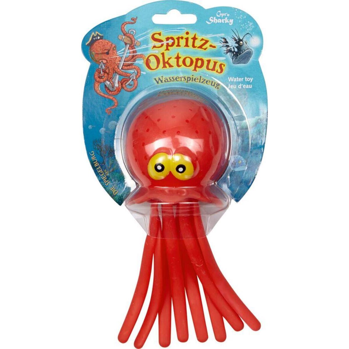Die Spiegelburg Spritz-Oktopus Capt'n Sharky (rot)