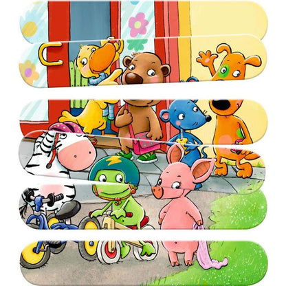 Die Spiegelburg Stäbchen-Puzzle Die Lieben Sieben (3x6 Teile)