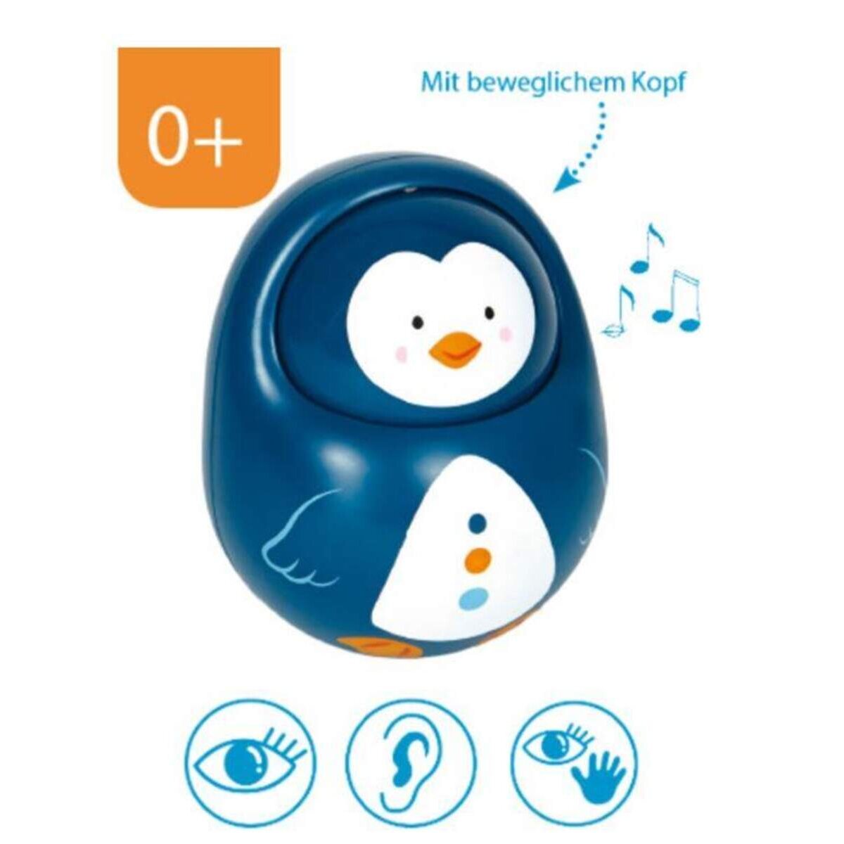 Die Spiegelburg Steh-auf-Pinguin mit Glockenspiel kuckuck