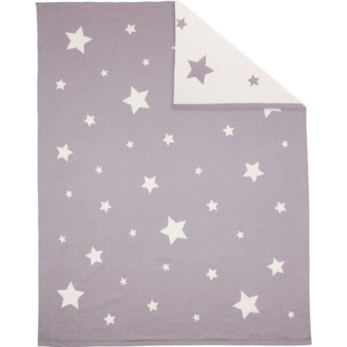Die Spiegelburg Strickdecke Sternenhimmel BabyGlück (ca. 80x100 cm)
