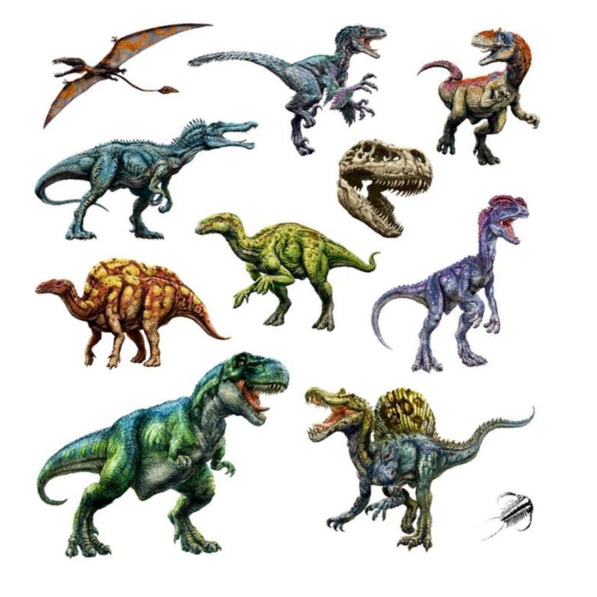Die Spiegelburg T-Rex World Tattoos (mit Glimmer)