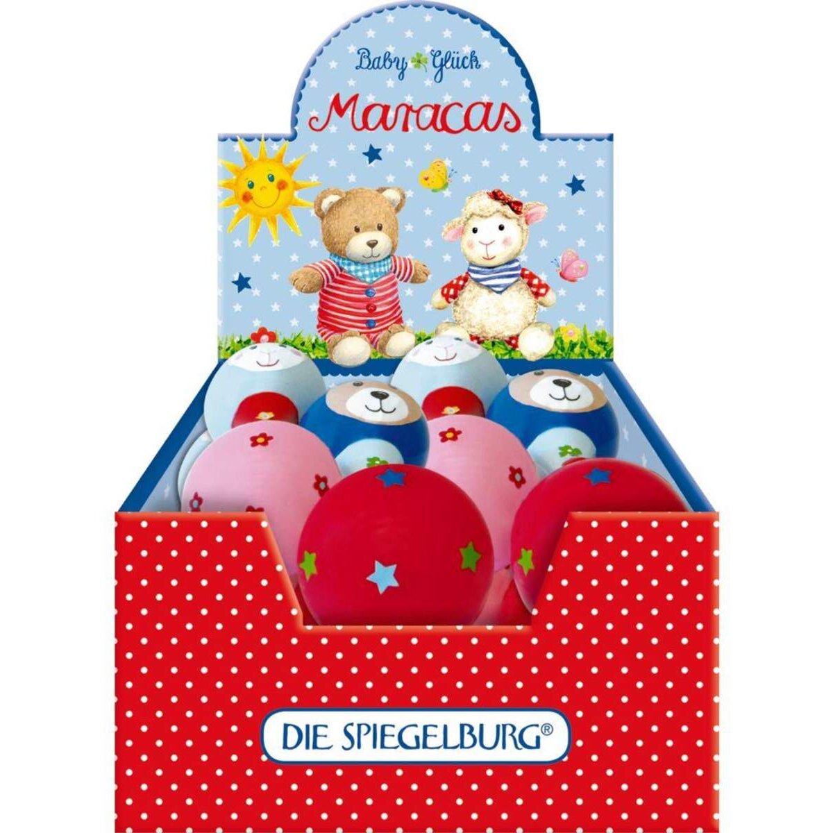 Die Spiegelburg TA Maracas "Lämmchen/Bärchen" BabyGlück (2 x 4 Ex.)