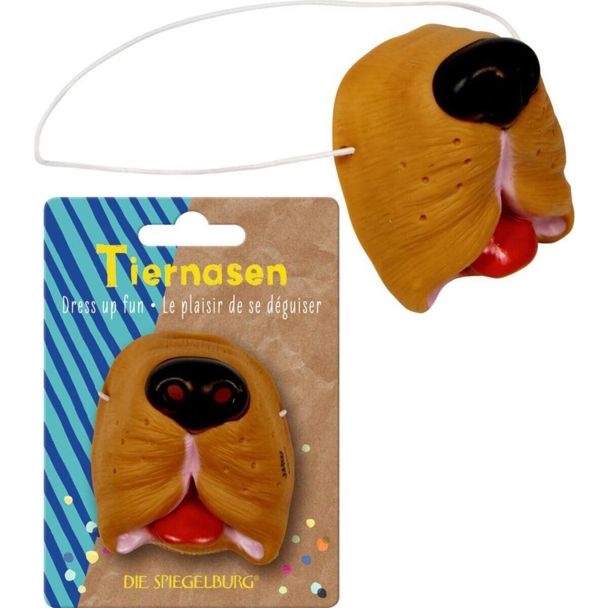 Die Spiegelburg Tiernasen Verkleidungsspaß  Bunte Geschenke, sortiert