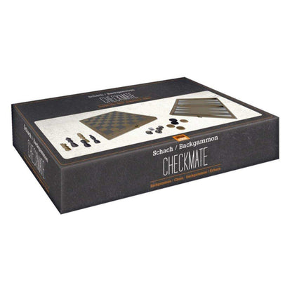Die Spiegelburg Urban&Gray Backgammon/Schachspiel CHECKMATE