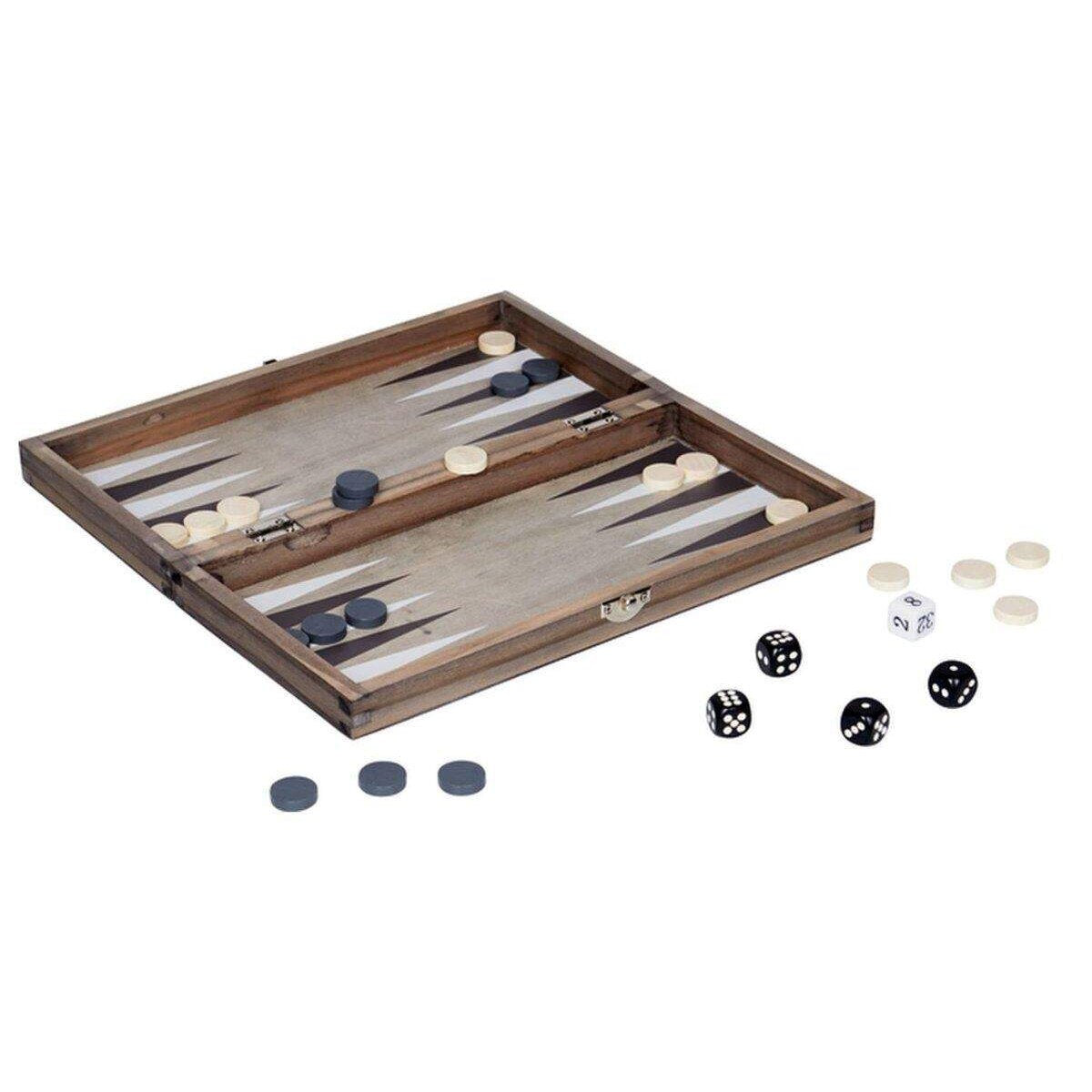 Die Spiegelburg Urban&Gray Backgammon/Schachspiel CHECKMATE