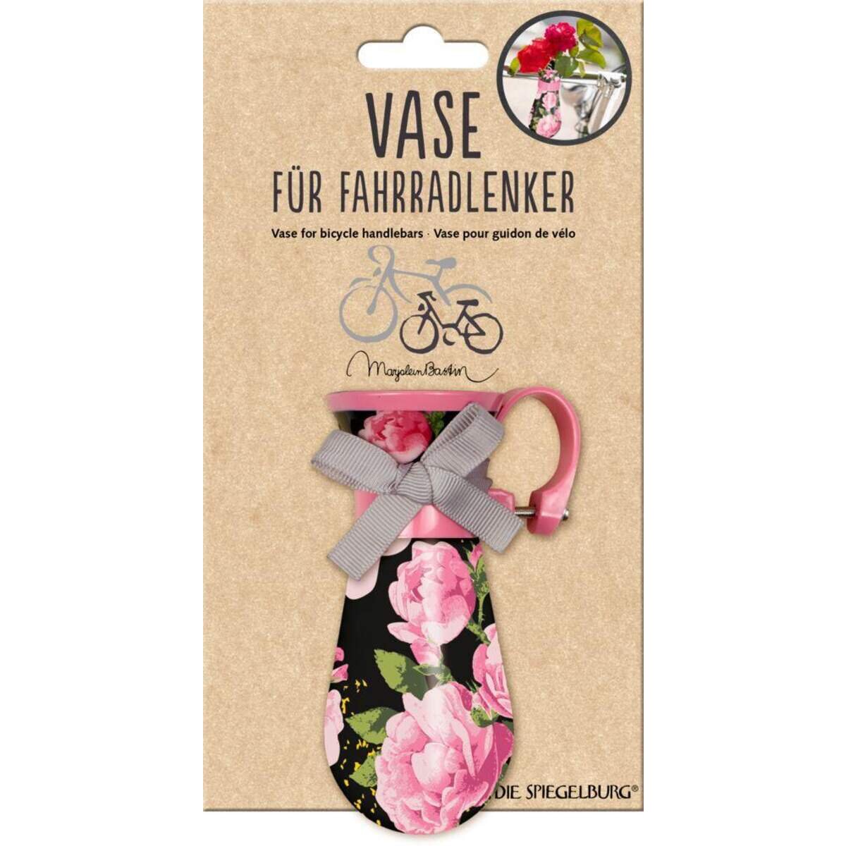 Die Spiegelburg Vase für Fahrradlenker Zeitlos schön (M. Bastin)