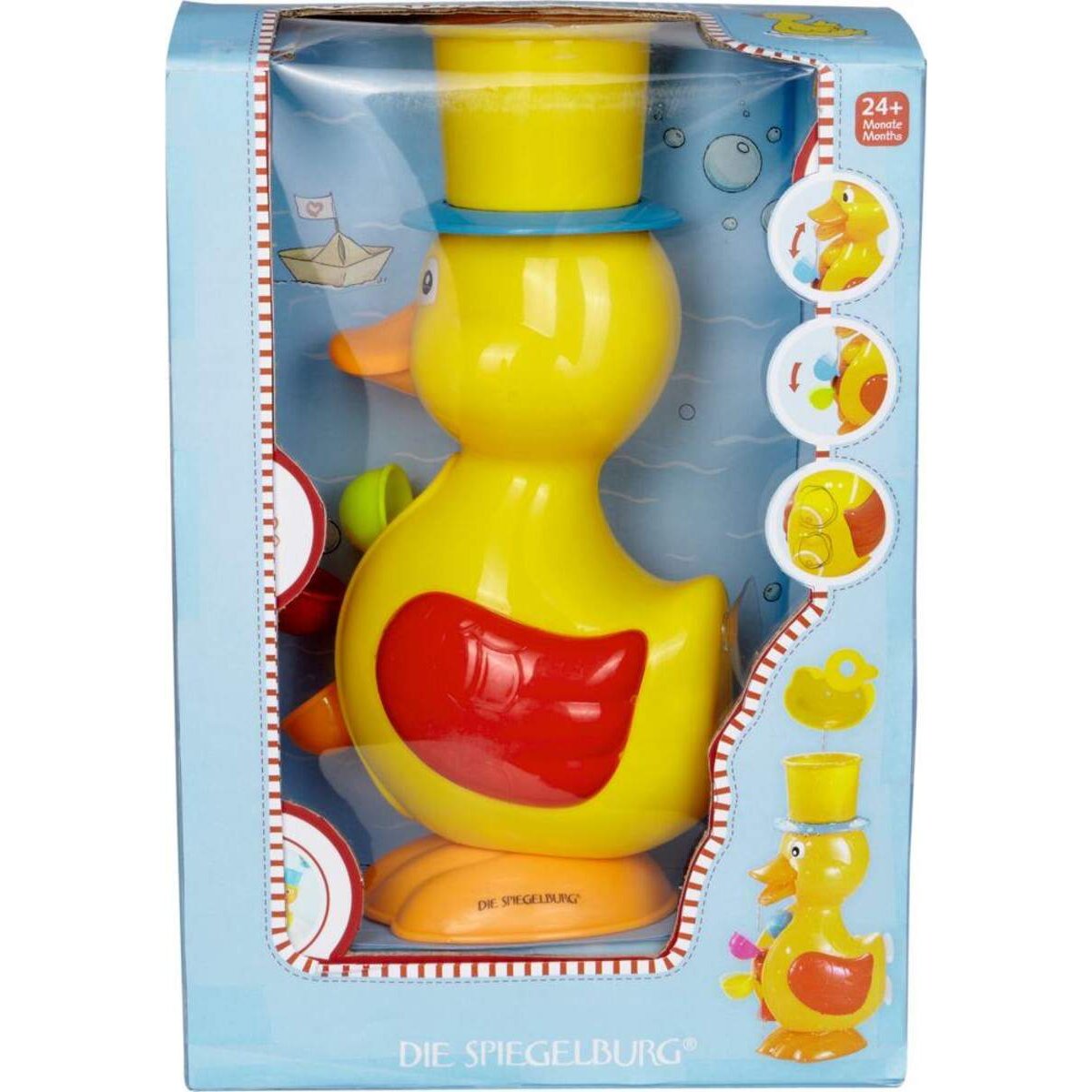 Die Spiegelburg Wassermühle mit Saugnäpfen Ente Nelli