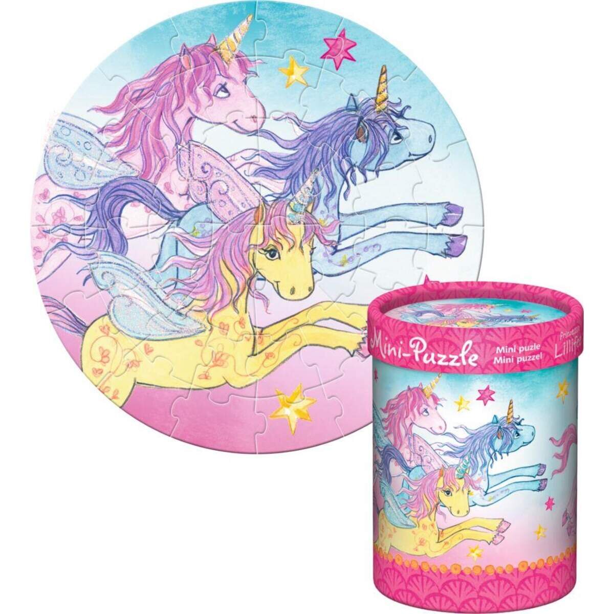 Die Spiegelburg Zauberhafte Mini-Puzzles Prinzessin Lillifee, 40 Teile, sortiert