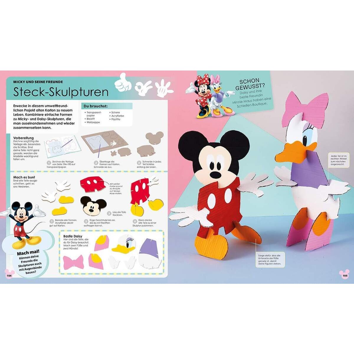 DK Verlag Disney Ideen Buch Mehr als 100 Bastelideen