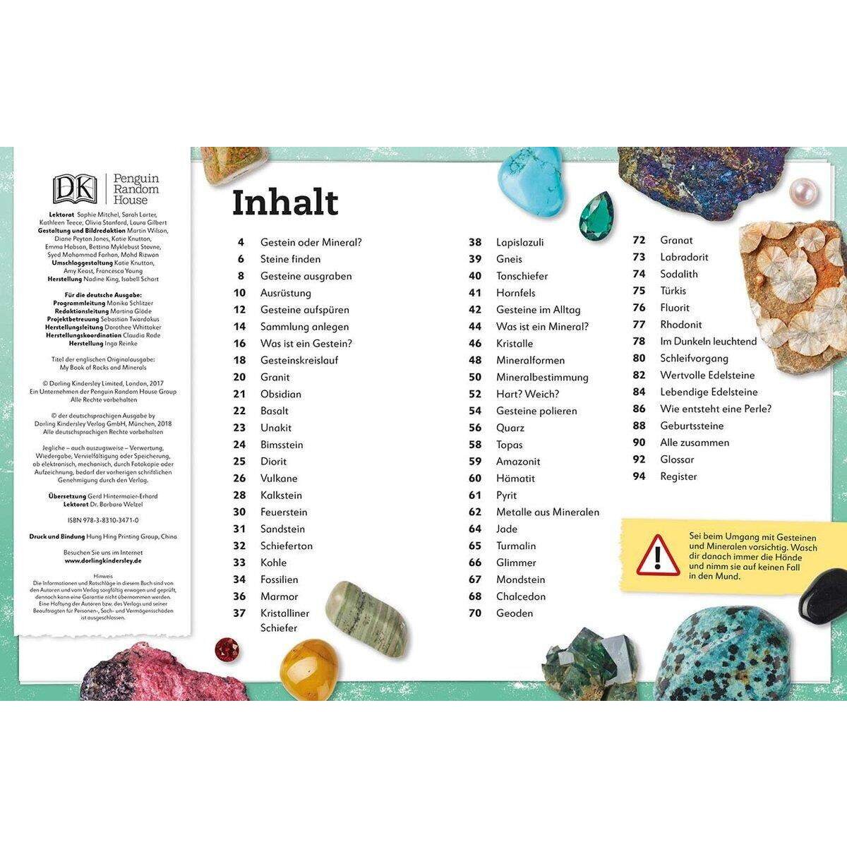 DK Verlag Steine und Mineralien: Entdecken, sammeln und bestimmen