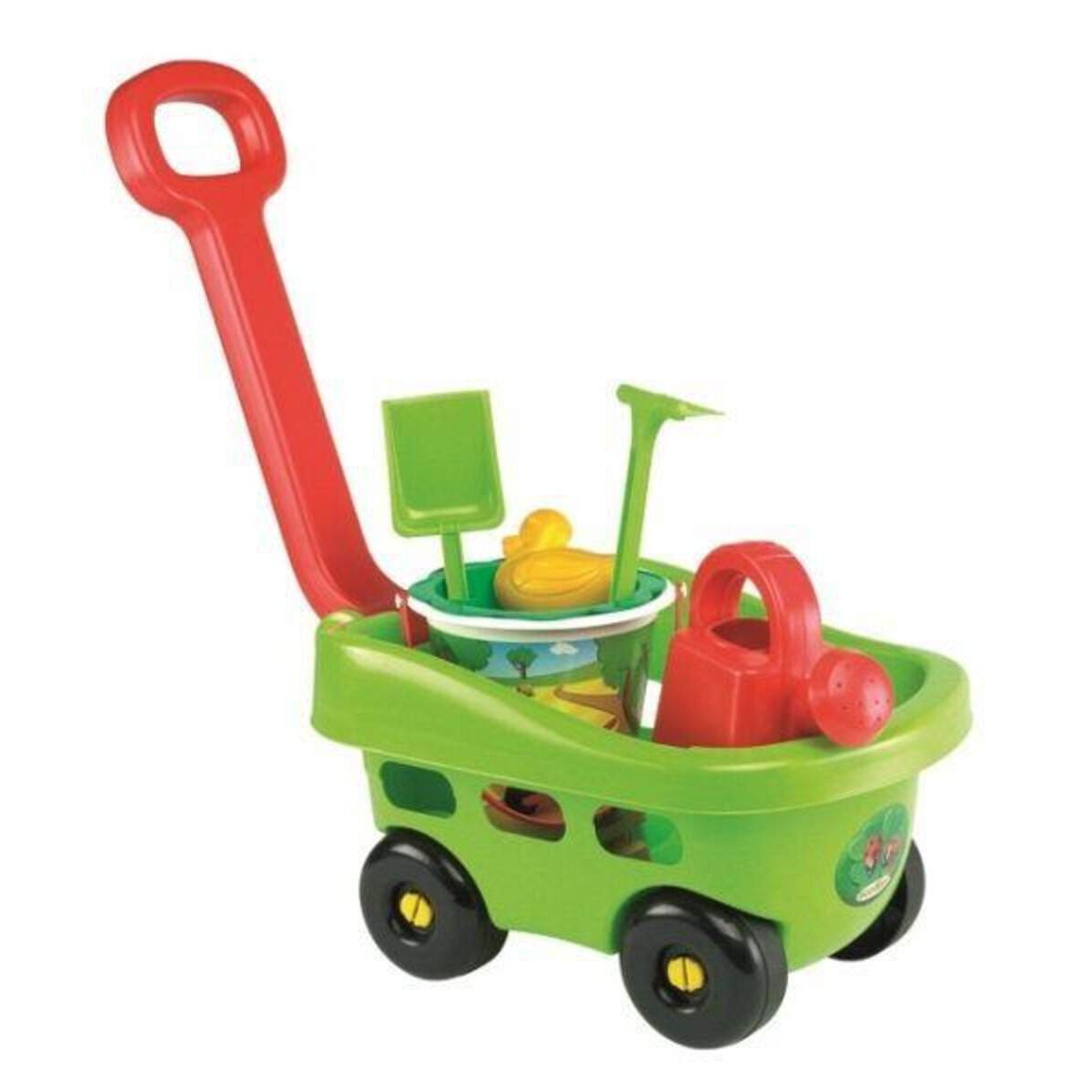 écoiffier Gärtner Handwagen mit Eimergarnitur