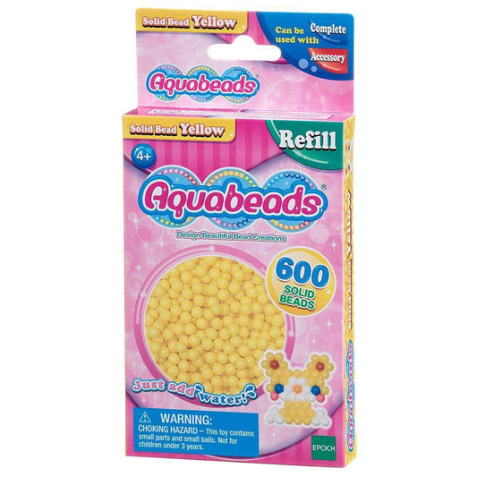 Aquabeads Gelbe Perlen, 600 Stück