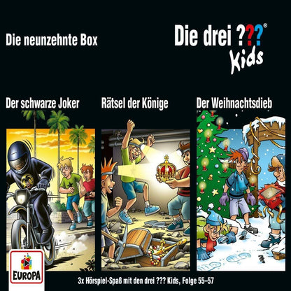 Europa Die Drei ??? kids - 19. 3er Box mit den Folgen 55, 56 und 57