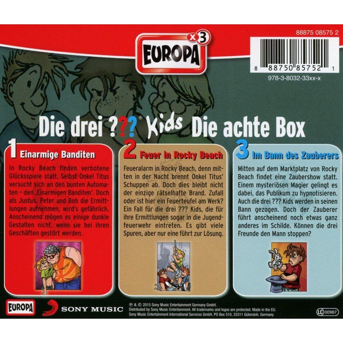 Europa Hörspiel-CD-Box Die Drei ??? Kids Folgen 22 - 24