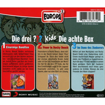 Europa Hörspiel-CD-Box Die Drei ??? Kids Folgen 22 - 24