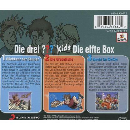 Europa Hörspiel-CD-Box Die Drei ??? Kids Folgen 31 - 33