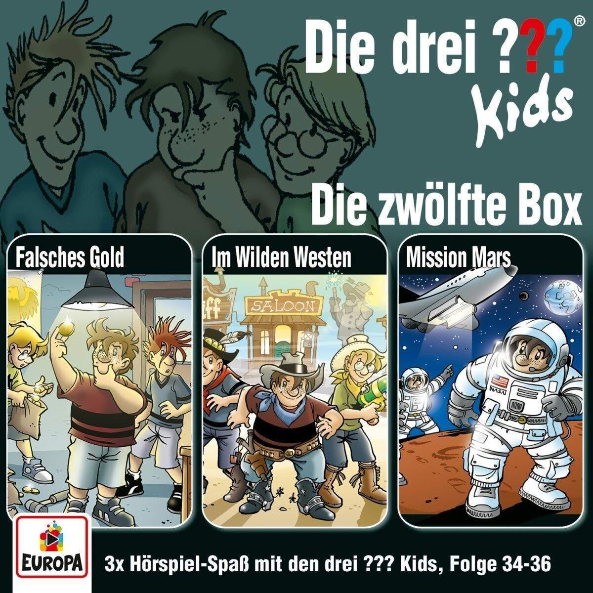 Europa Hörspiel-CD-Box Die Drei ??? Kids Folgen 34 - 36