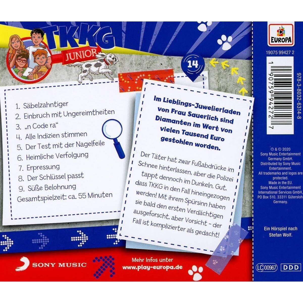 Europa TKKG Junior - 014: Eisige Diamanten