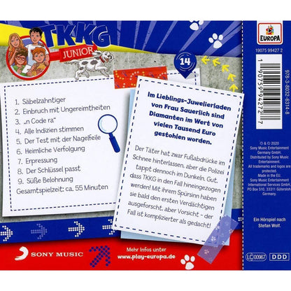 Europa TKKG Junior - 014: Eisige Diamanten