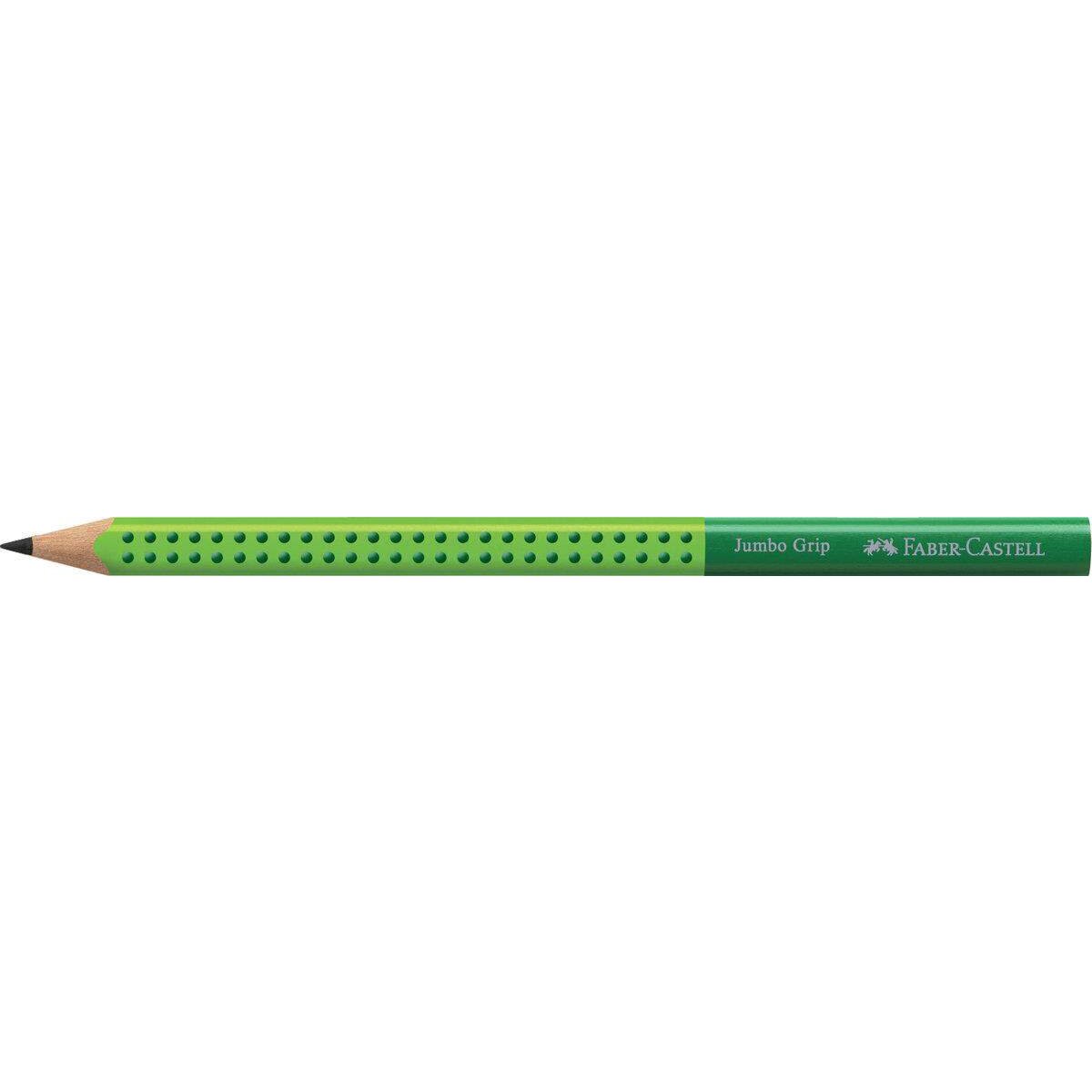 Faber-Castell Bleistift Jumbo Grip B Two Tone hellgrün/grün