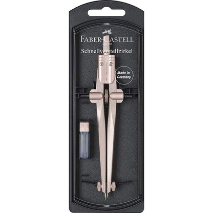 Faber-Castell Schnellverstellzirkel Steam 2021, 1 Stück, 2-fach sortiert