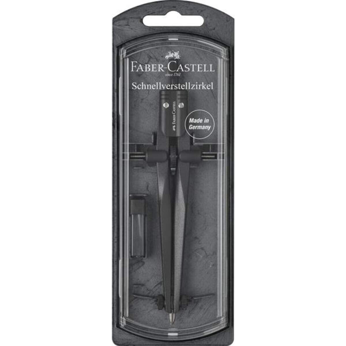 Faber-Castell Schnellverstellzirkel Steam 2021, 1 Stück, 2-fach sortiert