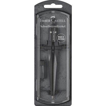 Faber-Castell Schnellverstellzirkel Steam 2021, 1 Stück, 2-fach sortiert