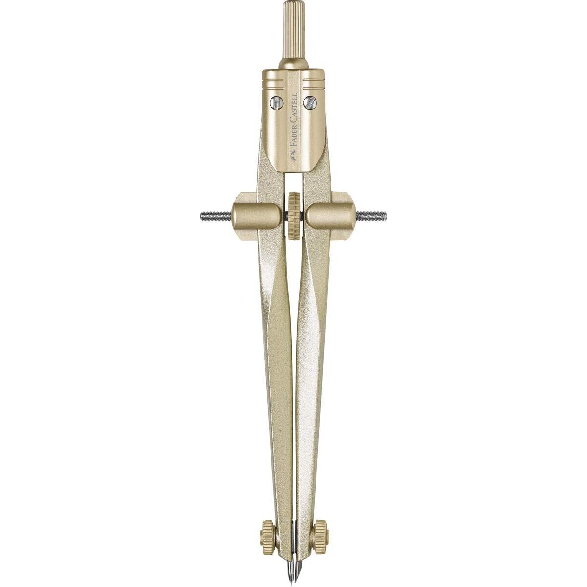 Faber-Castell Stream Schnellverstellzirkel, gold