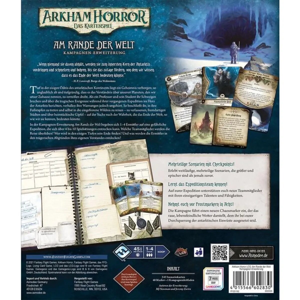 Asmodee FFG Arkham Horror Das Kartenspiel - Am Rande der Welt (Kampagnen-Erweiterung)