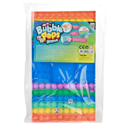 Fidget Pop Brettspiel Bubble Pops incl. Würfel aus hochwertigem Silikon