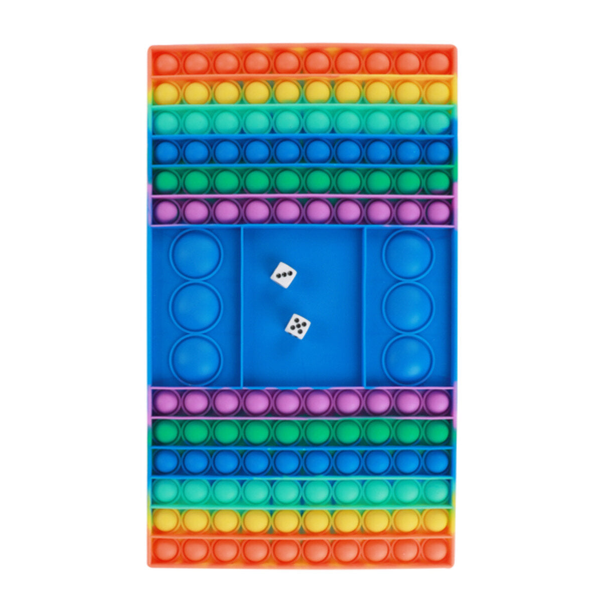 Fidget Pop Brettspiel Bubble Pops incl. Würfel aus hochwertigem Silikon