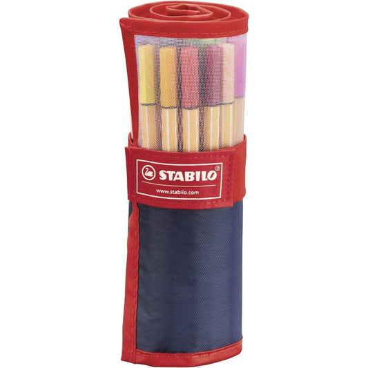 Fineliner - STABILO point 88 - 25er Rollerset - mit 25 verschiedenen Farben
