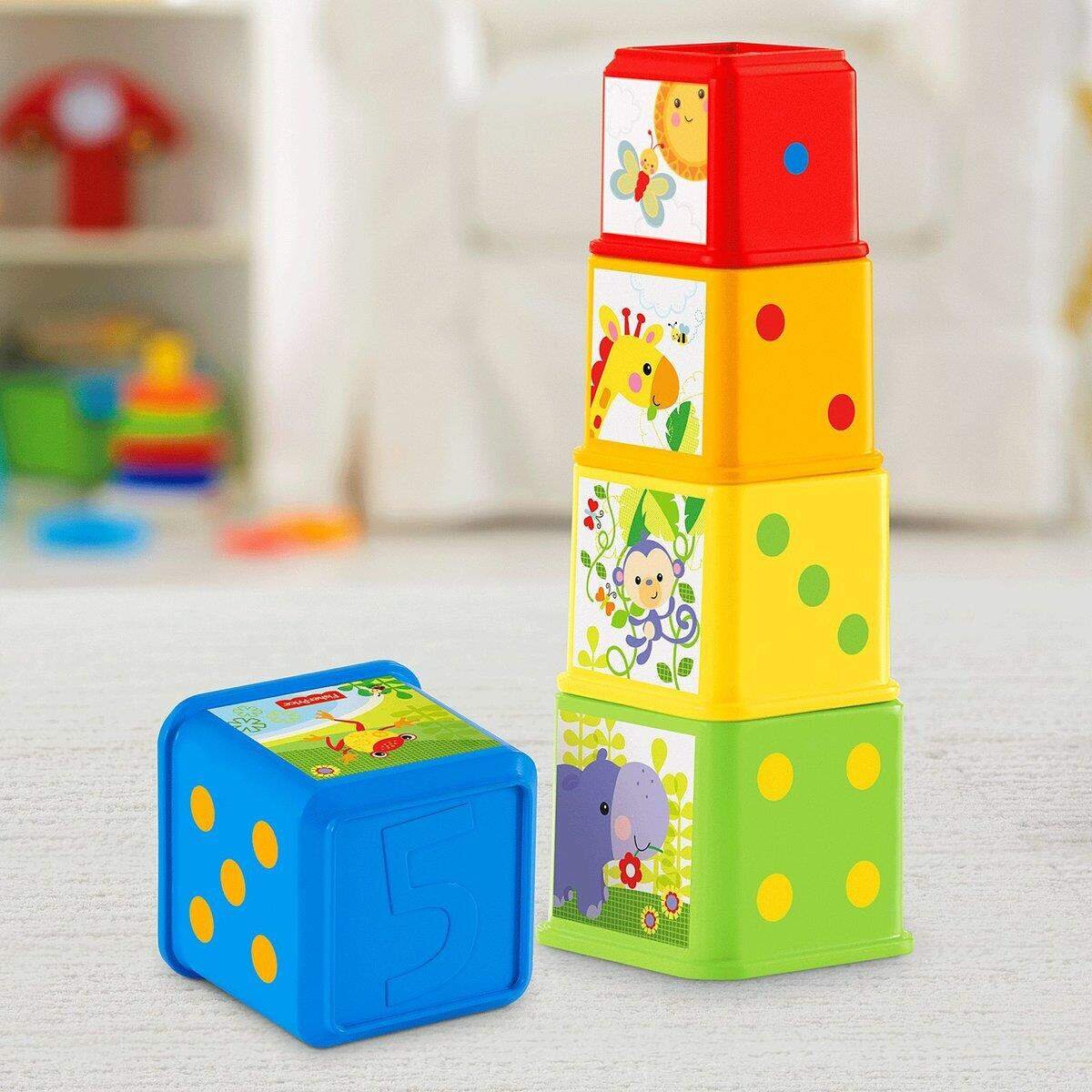 Fisher-Price Bunte Stapelwürfel