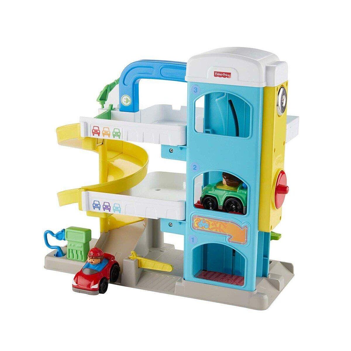 Fisher-Price Little People Parkhaus mit 2 Spielzeugautos