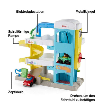 Fisher-Price Little People Parkhaus mit 2 Spielzeugautos