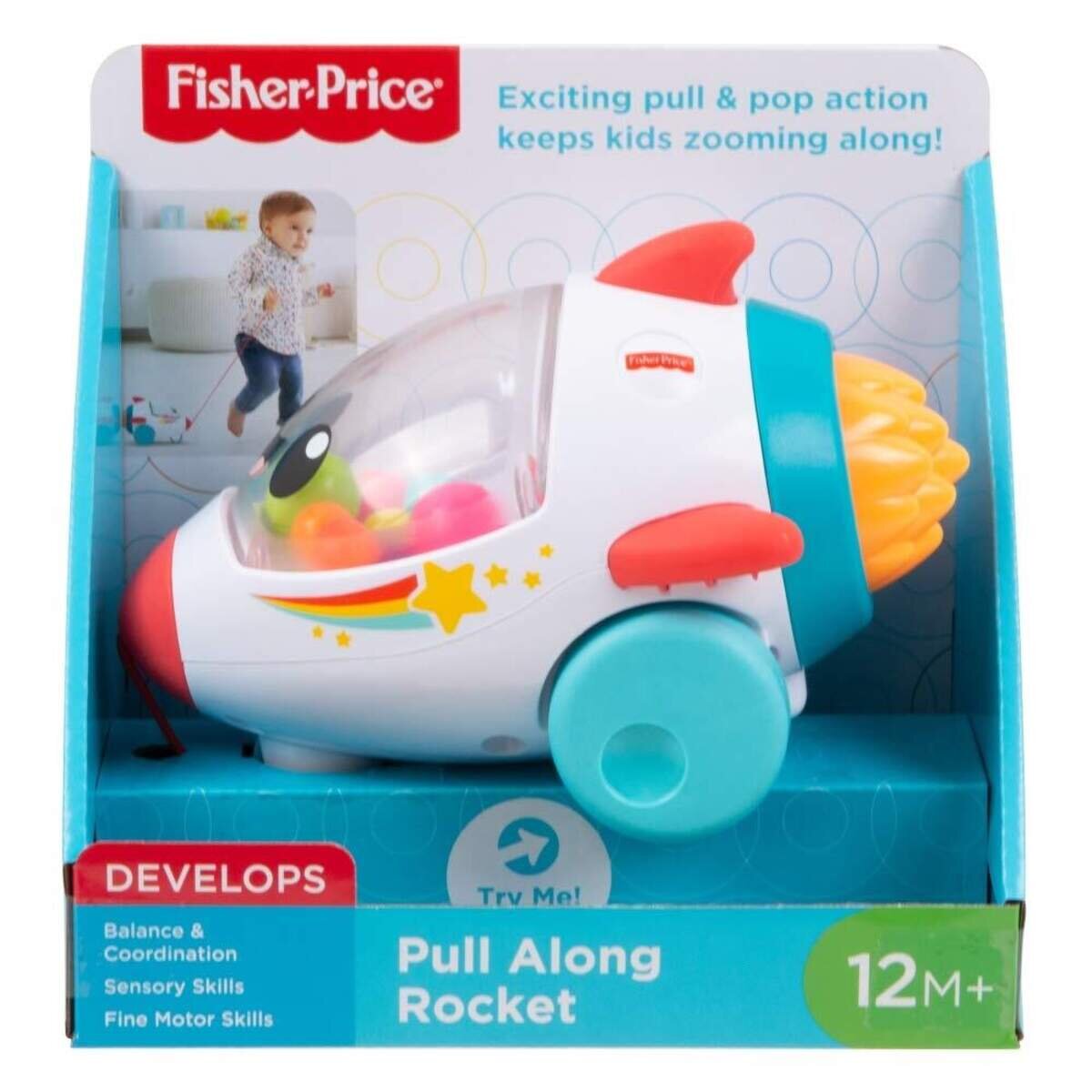 Fisher-Price Rollende Rakete, Nachzieh-Spielzeug