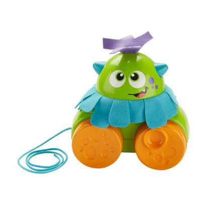 Fisher-Price Wirbel-Monster, Baby-Spielzeug, Nachzieh-Spielzeug, Nachziehtier