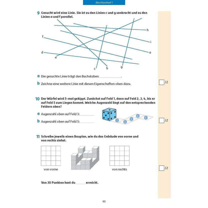 Fit zum Übertritt - Mathe 4. Klasse, A4-Heft