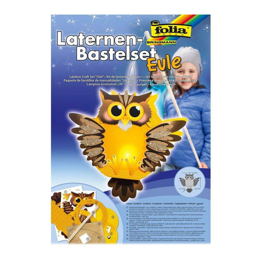 Folia Laternen Bastelset Eule