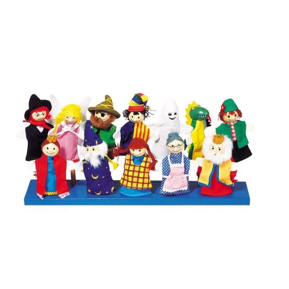 goki Fingerpuppenset mit 12 Figuren