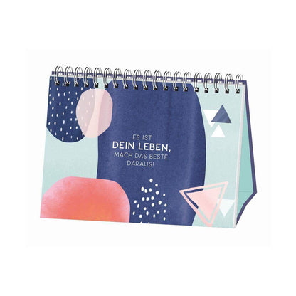 Grafik Werkstatt Spiralbuch klein "Das Leben ist vor allem eins: Deins!"