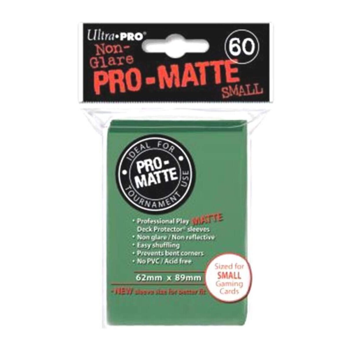 Green Pro-Matte Sleeves (small)(60)