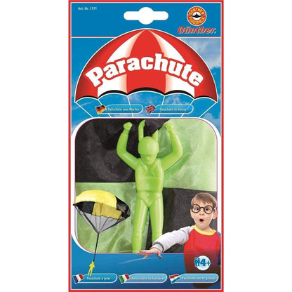 Günther - Parachute, Fallschirm zum werfen, 1 Stück, 4-fach sortiert