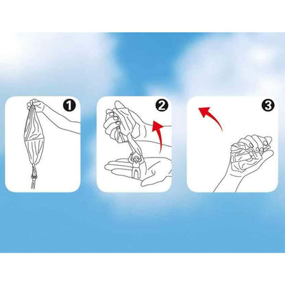 Günther - Parachute, Fallschirm zum werfen, 1 Stück, 4-fach sortiert